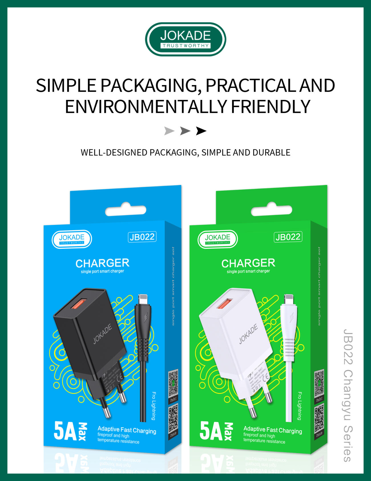 JOKADE CHARGER IPHONE JB022